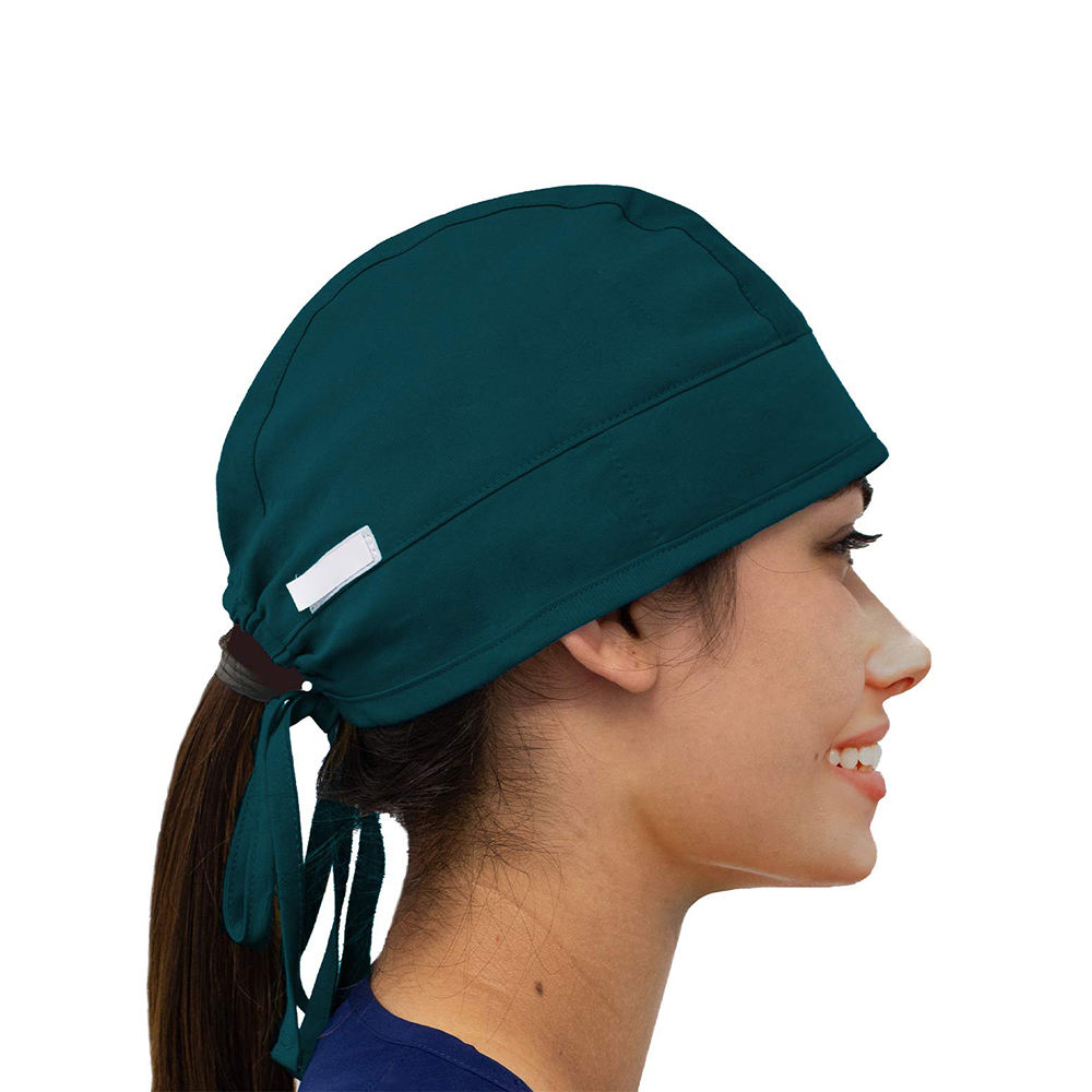 Unisex Adjustable Hospital Uniform Nurse Scrub Cap with Custom Logo Design Customizable Surgical Scrub Hat